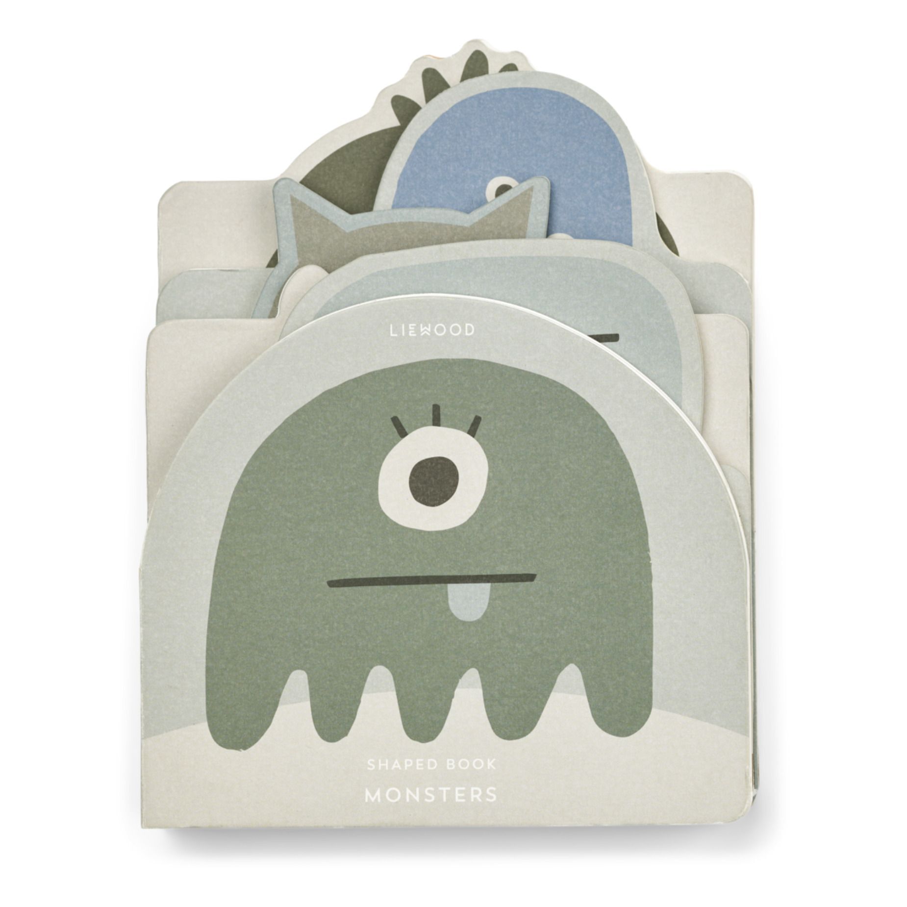 Liewood Jade Early-Learning Book Monster/Mist one size unisex