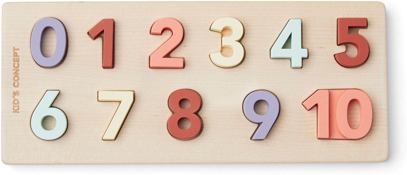 Kid's Concept Recessed Numbers Puzzle Untinted one size unisex