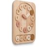 Liewood Yelena Wooden Learning Clock Pink one size unisex