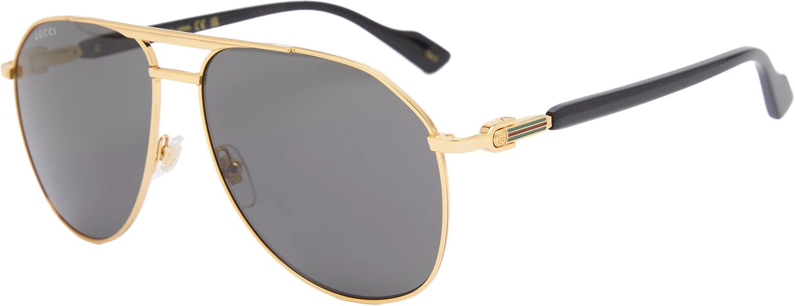 Gucci Men's Eyewear GG1220S Sunglasses in Gold/Grey