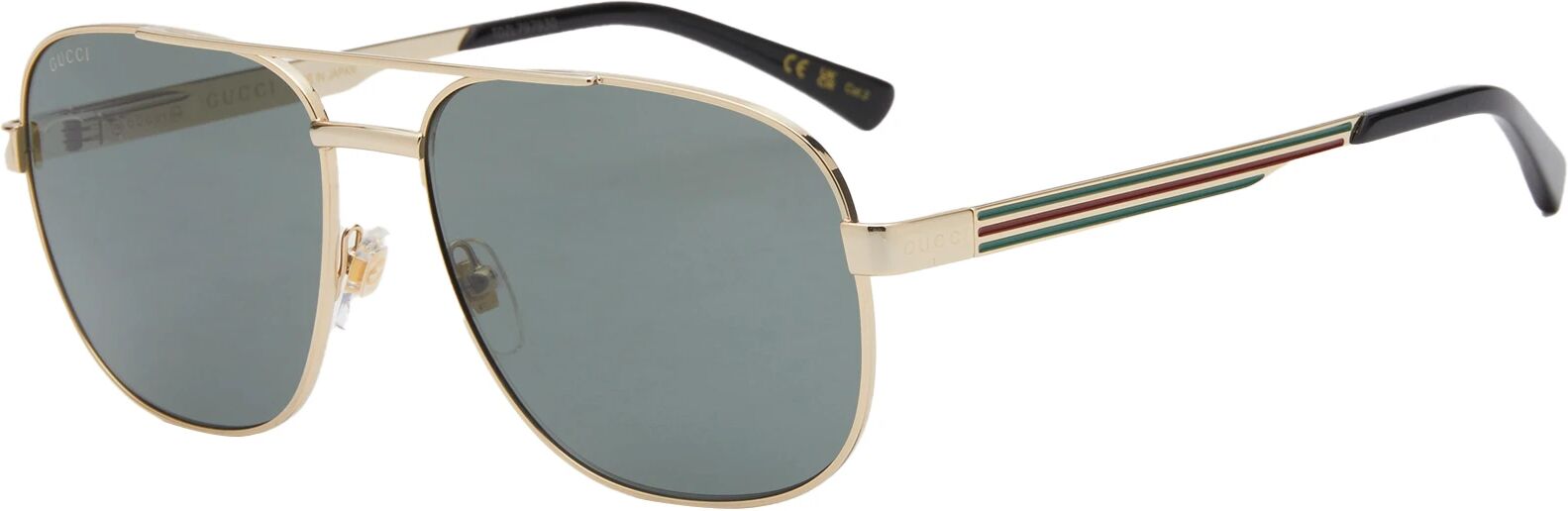 Gucci Men's GG1223S Sunglasses in Gold/Grey