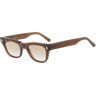 Monokel Men's Aki Sunglasses in Chocolate/Brown Gradient