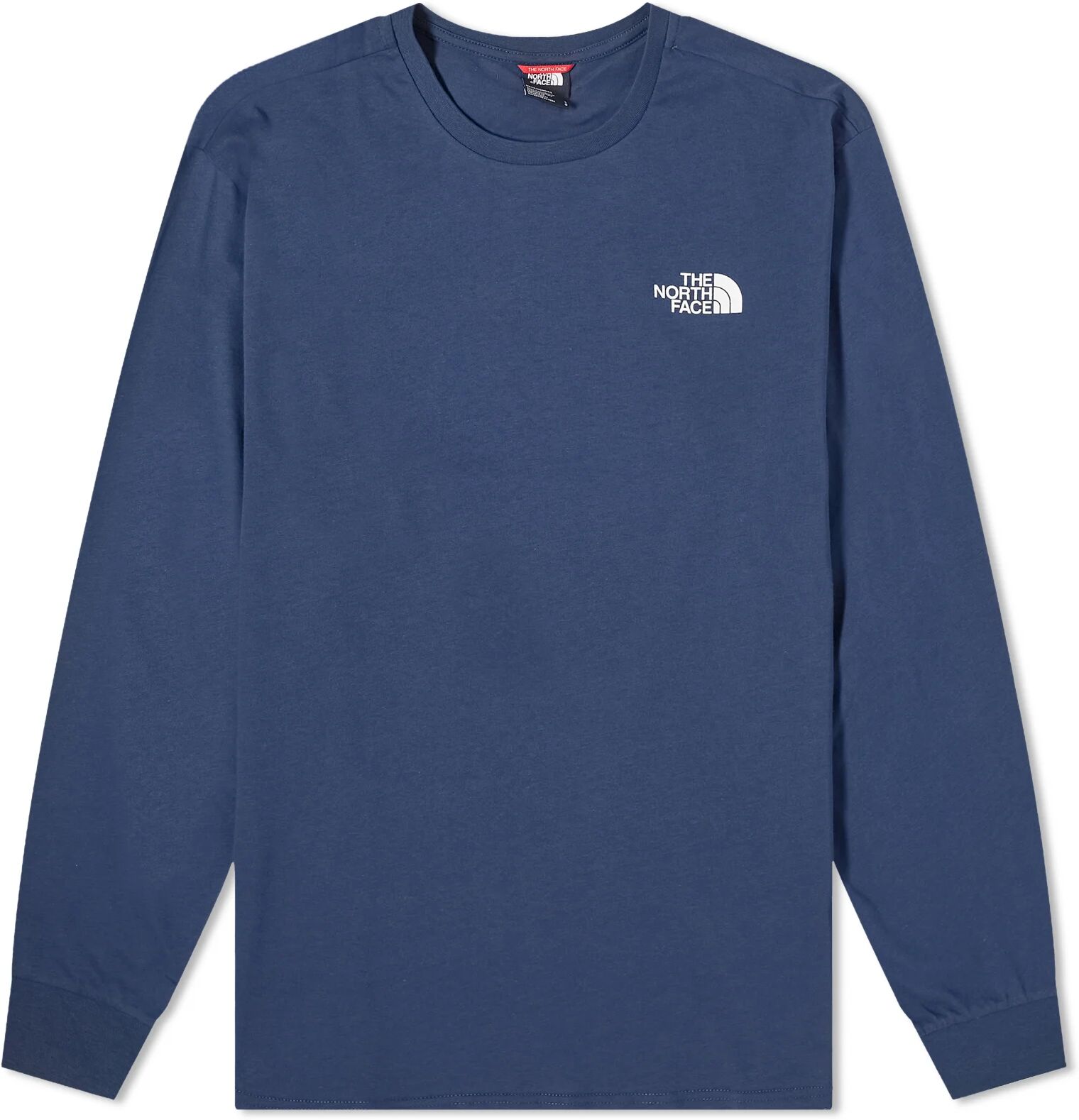 The North Face Men's Simple Dome Long Simple T-Shirt in Summit Navy, Size Small