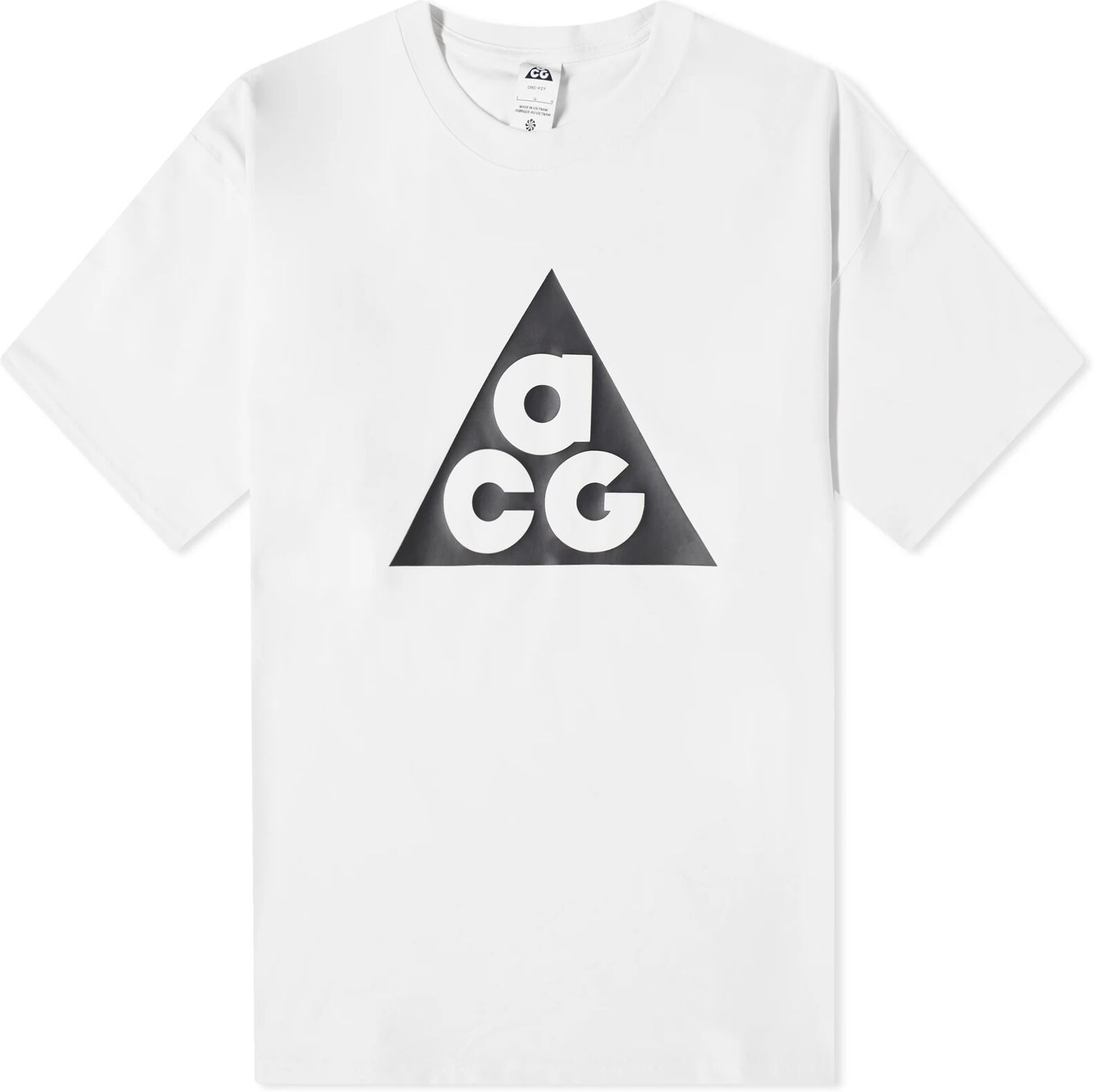 Nike Men's ACG Big Logo T-Shirt in Summit White, Size Medium