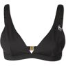 Sporty & Rich Women's Romy Bikini Top in Noir, Size Medium