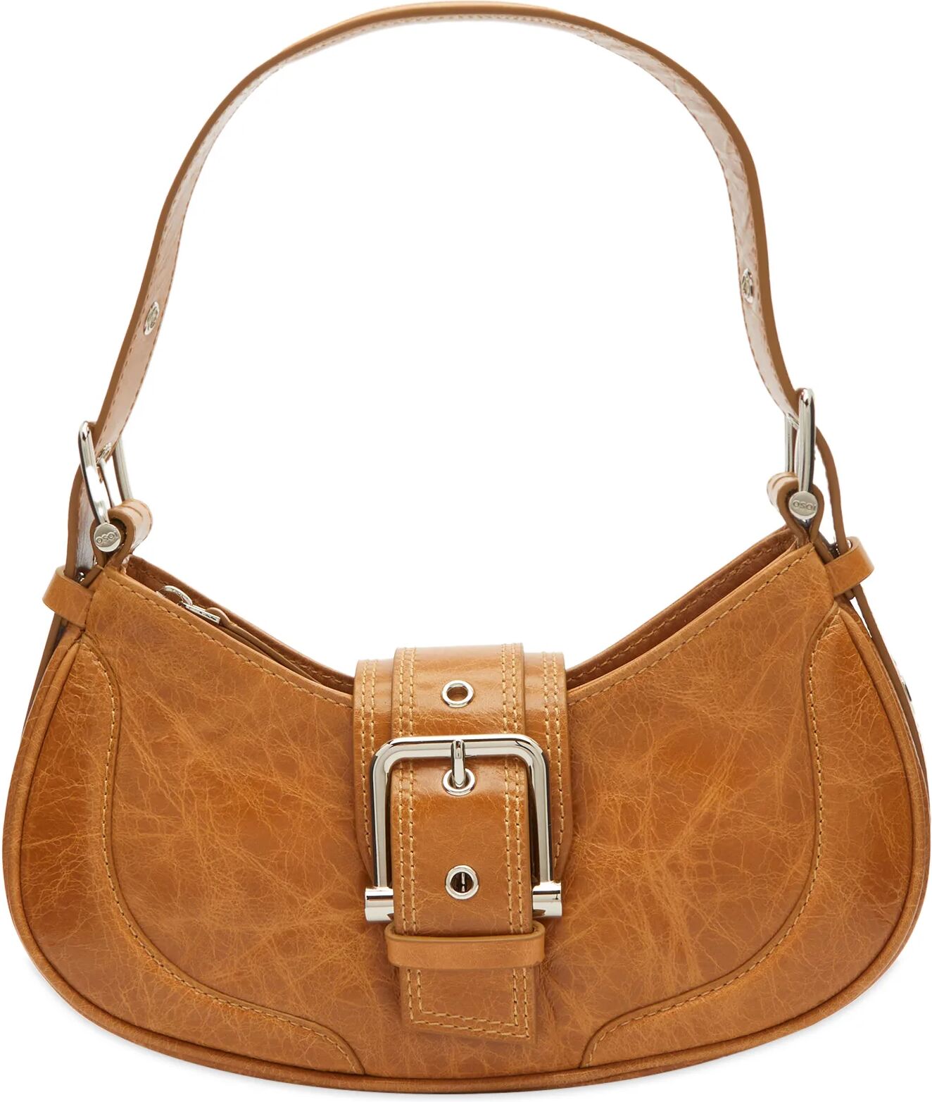 OSOI Women's Hobo Brocle Bag in Peanut Brown