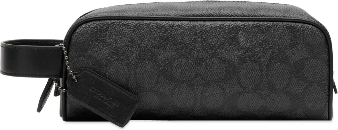 Coach Men's Travel Bag in Charcoal Signature Coated Canvas