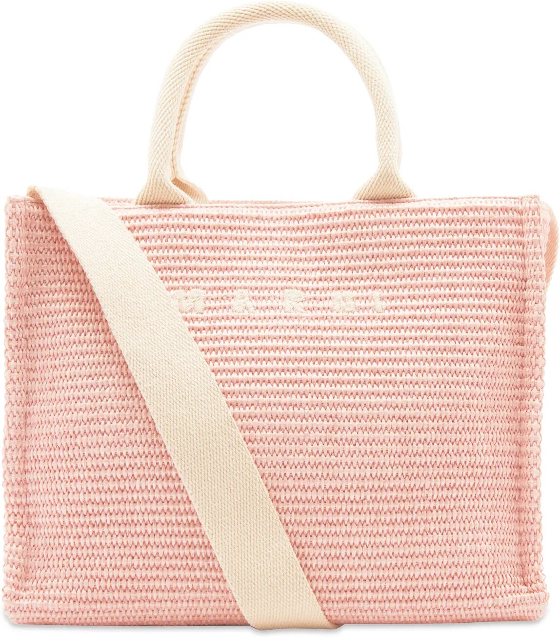 Marni Women's Small Basket Bag in Light Pink