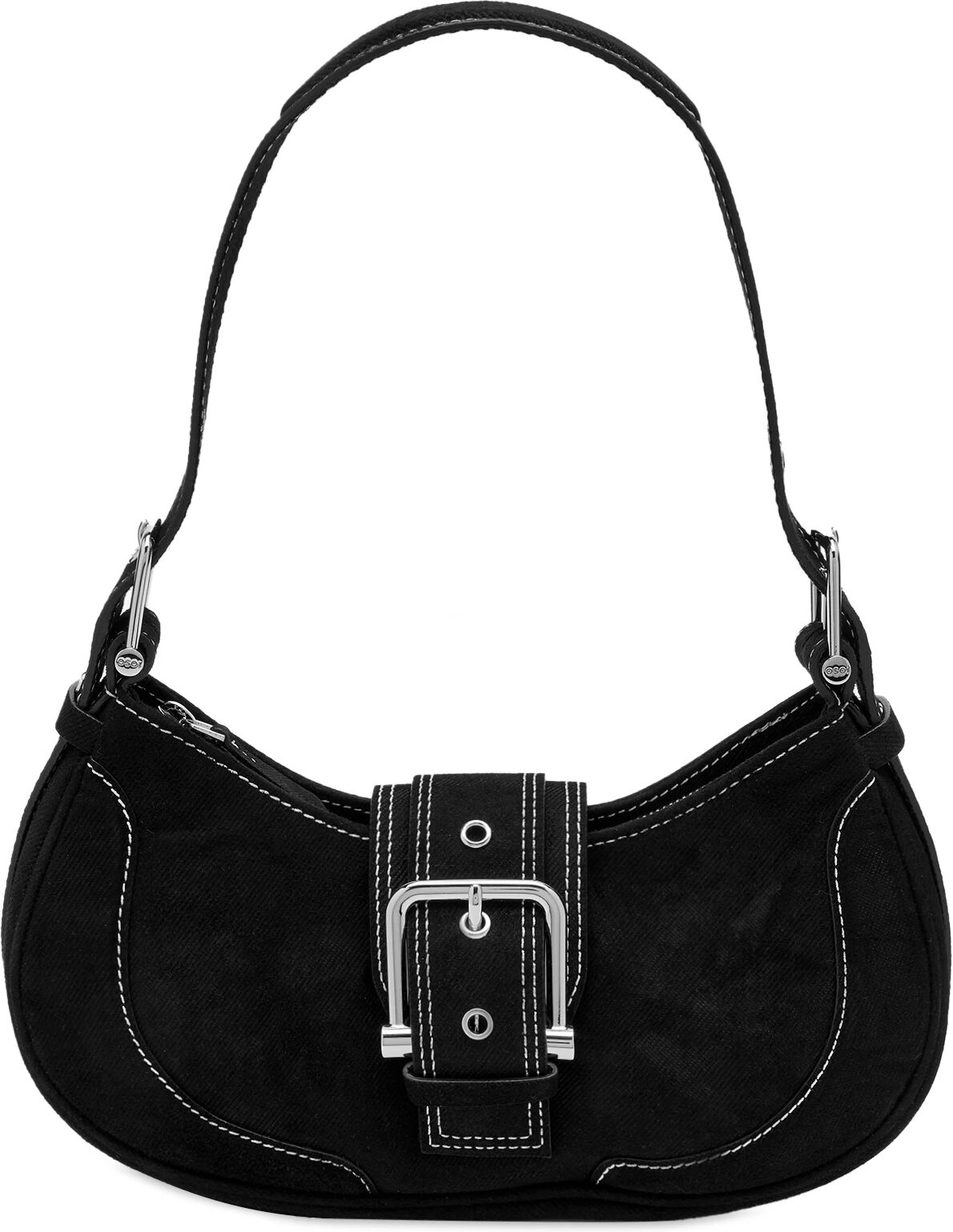 OSOI Women's Hobo Brocle Bag in Denim Black