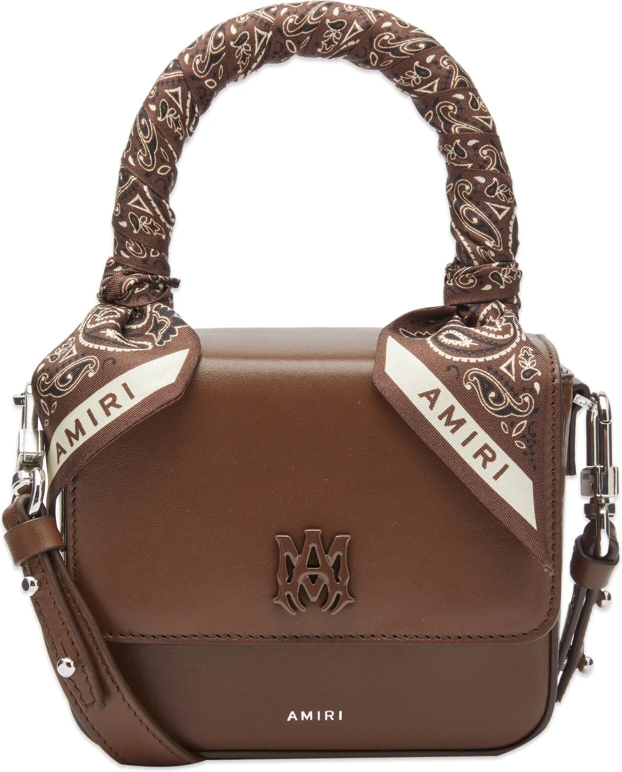 AMIRI Women's Bandana Micro Bag in Brown