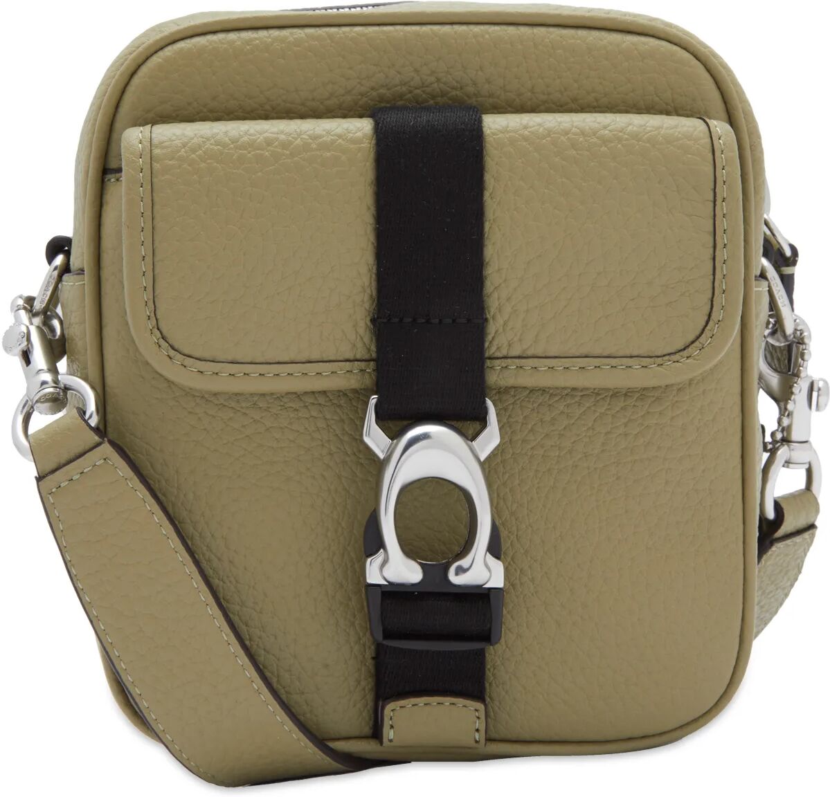 Coach Men's Beck Crossbody Bag in Moss Pebble Leather