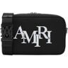 AMIRI Men's Staggered Logo Camera Bag in Black