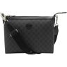 Gucci Men's Jumbo GG Cross Body Bag in Black