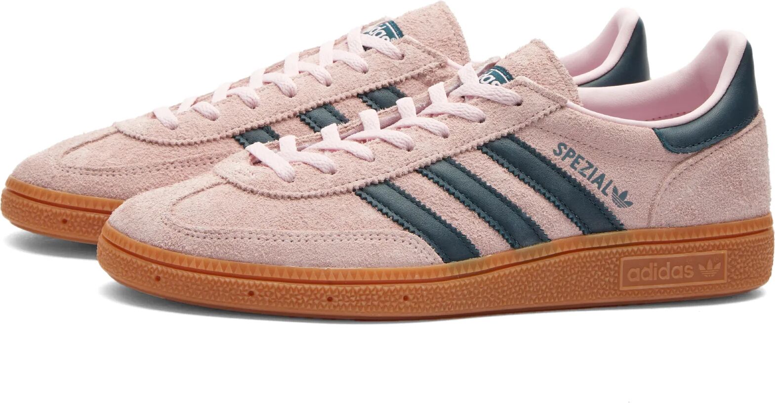 Adidas Women's Handball Spezial W Sneakers in Clear Pink/Arctic Night, Size UK 12