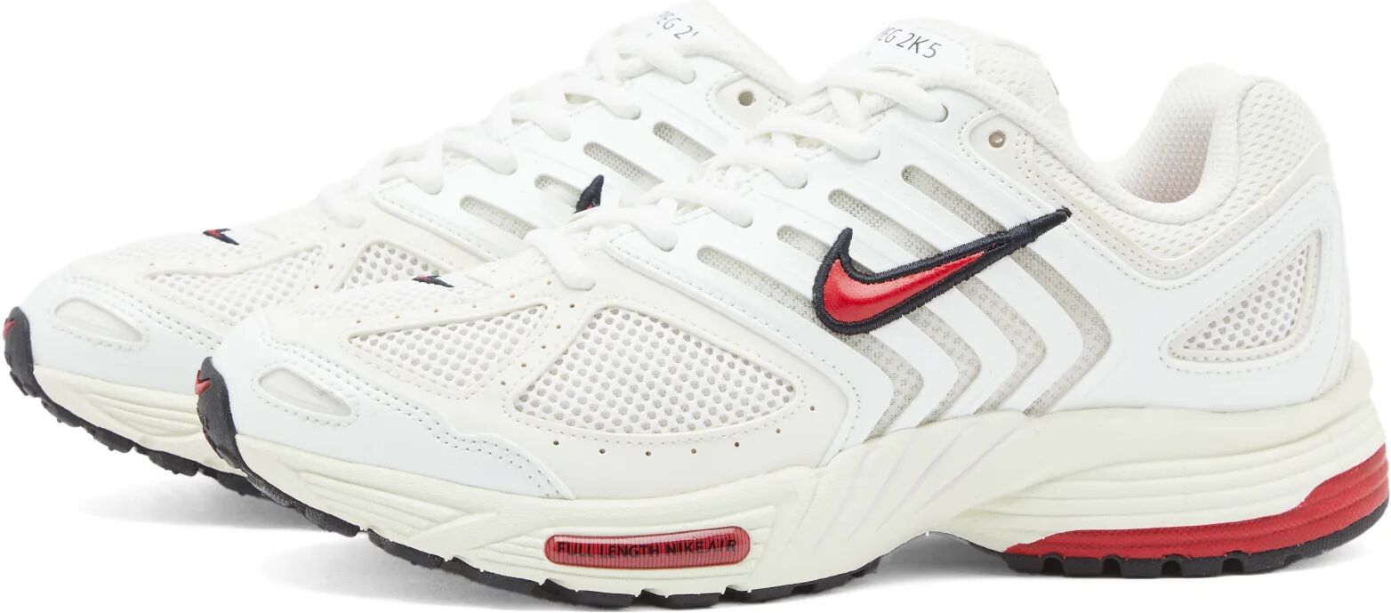 Nike Women's W AIR PEG 2K5 Sneakers in White/Gym Red/Phantom, Size UK 6.5