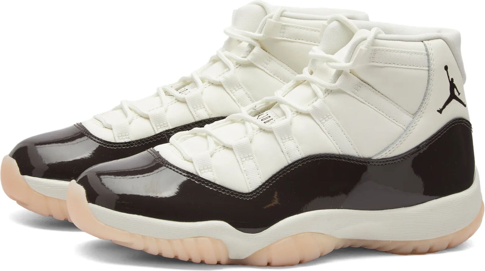 Air Jordan Women's W 11 Retro Sneakers in Sail/Velvet Brown, Size UK 4.5