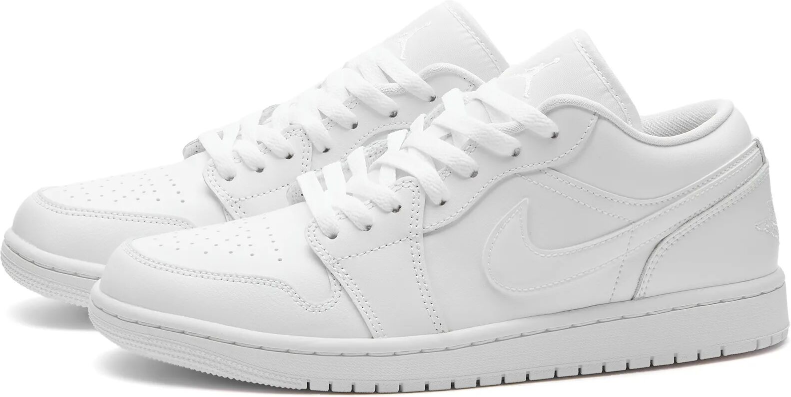 Air Jordan Women's 1 Low W Sneakers in White, Size UK 6