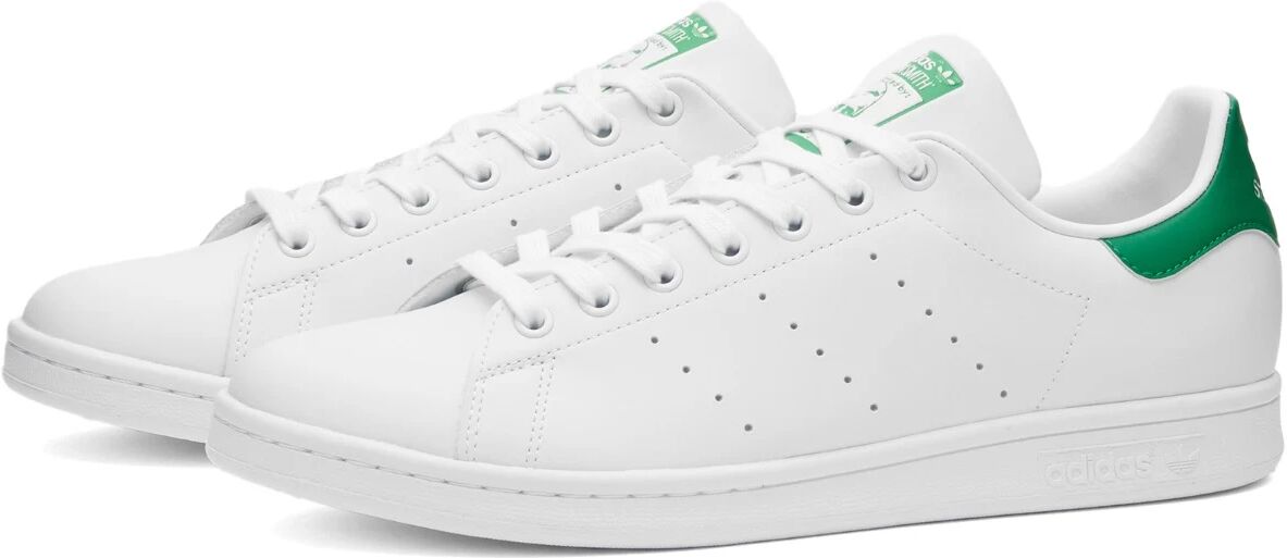 Adidas Men's Stan Smith Sneakers in White/Green, Size UK 7.5