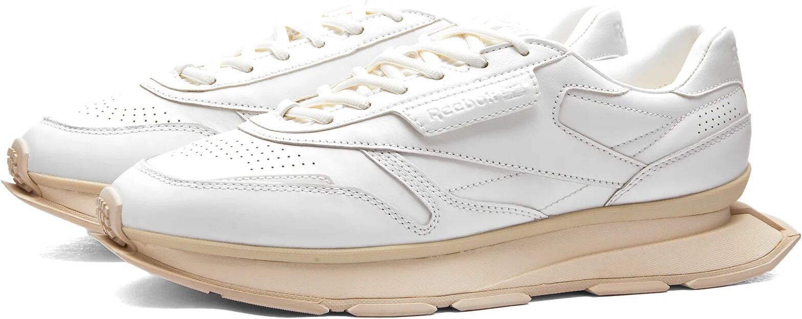 Reebok Men's Classic Leather LTD Sneakers in White Leather, Size UK 8