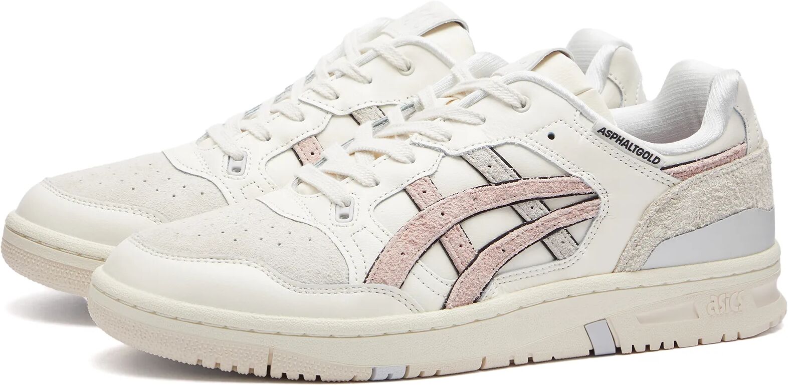 Asics Men's x ASPHALTGOLD EX89 Sneakers in Cream/Ginger Peach, Size UK 3