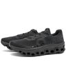 ON Men's Running Cloudmster Sneakers in All Black, Size UK 7