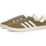 Adidas Gazelle 85 Sneakers in Olive Strata/Chalk White, Size UK 8