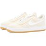 Nike AIR FORCE 1 '07 PRM Sneakers in White/Crimson/Brown, Size UK 10