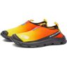 Salomon Men's RX MOC 3.0 Sneakers in Black/Lemon/High Risk Red, Size UK 9