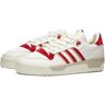 Adidas Men's Rivalry 86 Low Sneakers in Cloud White/Team Power Red/Ivory, Size UK 11