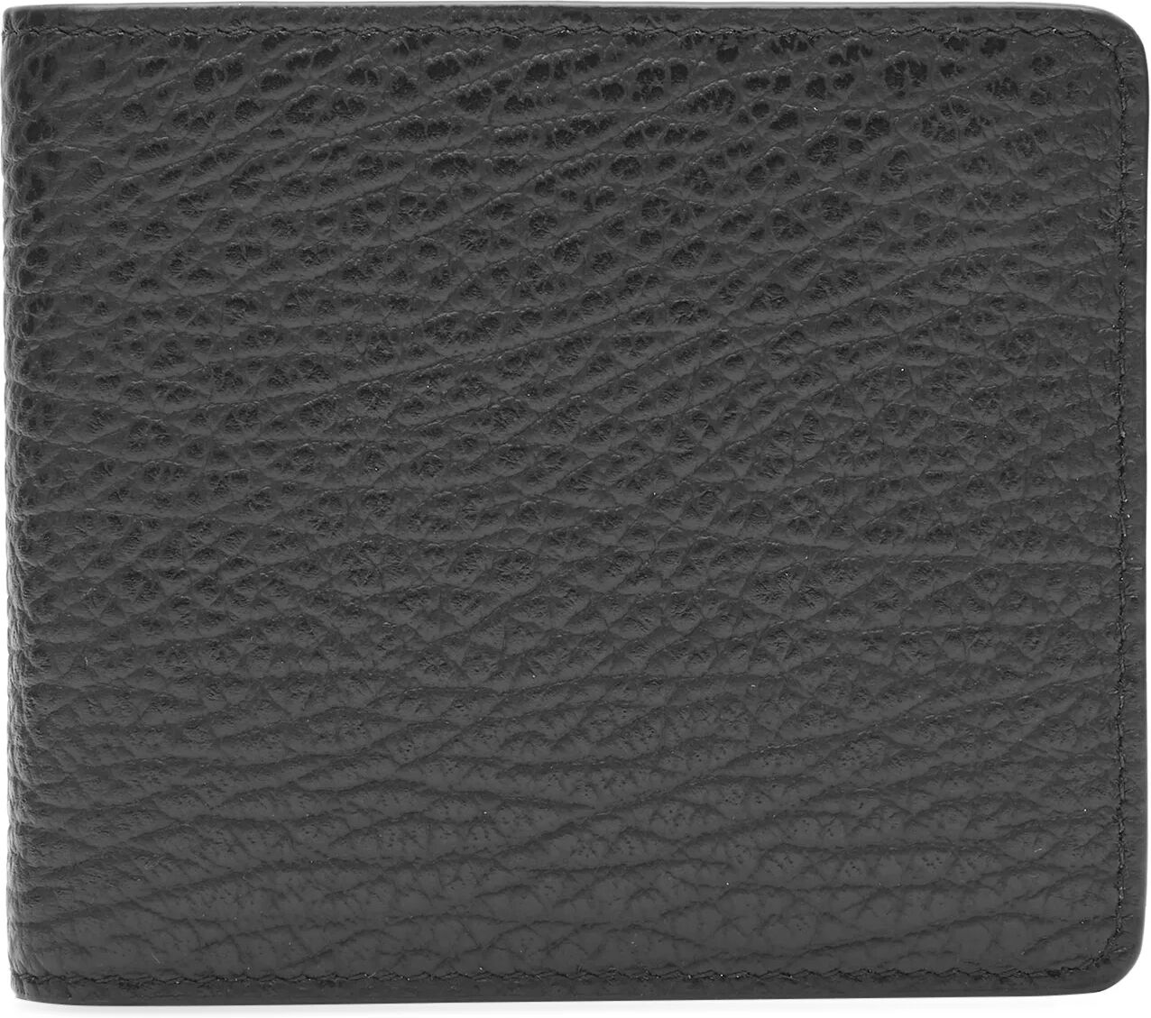 Maison Margiela Men's Embossed Grain Billfold Wallet in Black