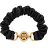 Versace Women's Medusa Head Scrunchie in Black Gold