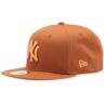 New Era NY Yankees League Essential 59Fifty Cap in Orange, Size Medium