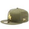 New Era LA Dodgers League Essential 59Fifty Cap in Green, Size Small