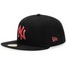 New Era NY Yankees Style Activist 59Fifty Cap in Black, Size X-Large