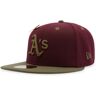 New Era Oakland Athletics Trail Mix 59Fifty Cap in Maroon, Size Large