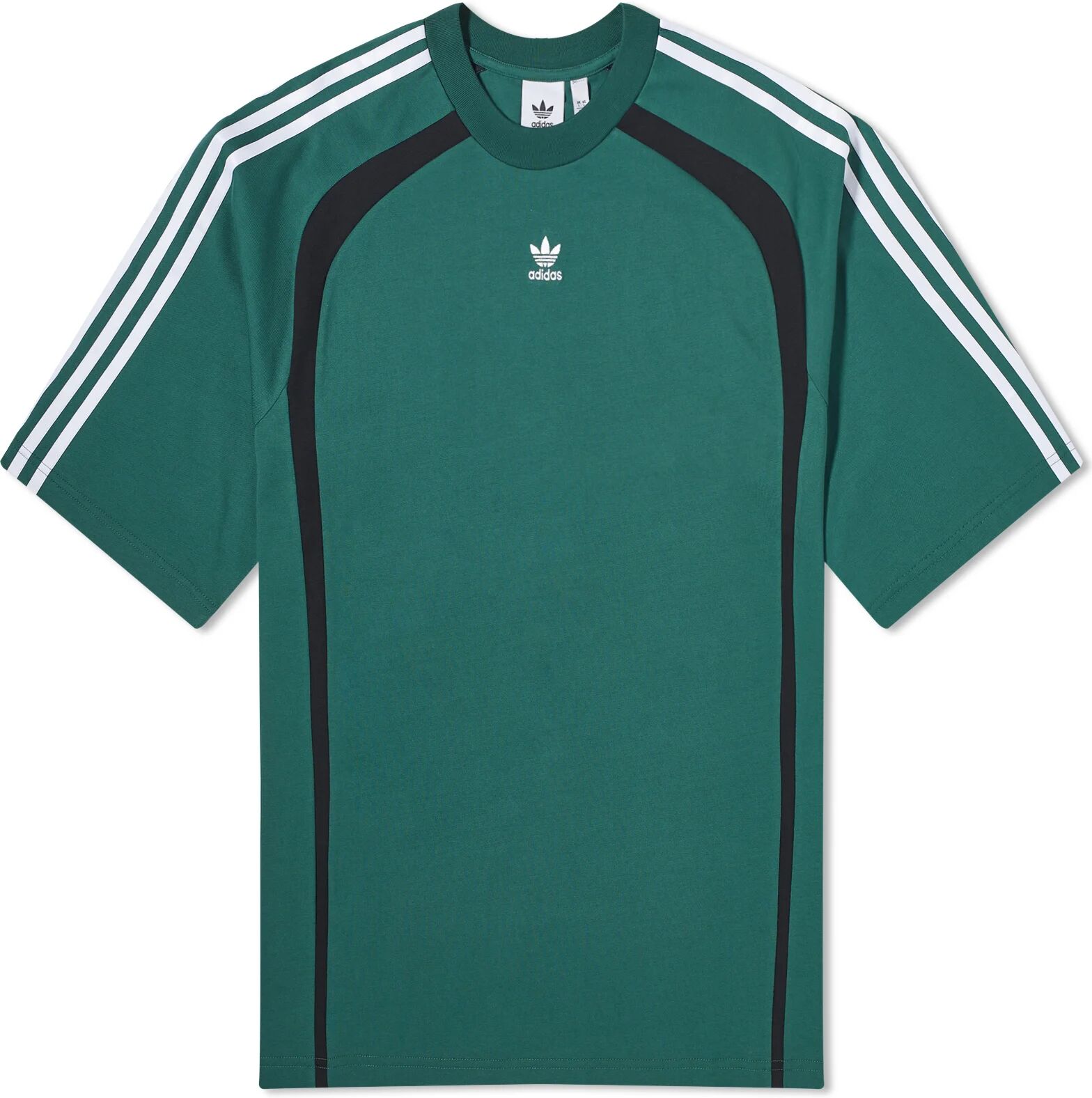 Adidas Retro T-Shirt in Collegiate Green, Size Medium