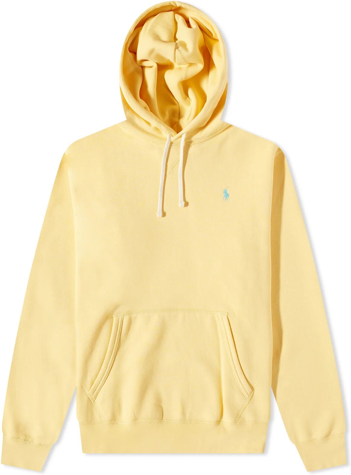 Polo Ralph Lauren Men's Classic Popover Hoodie in Empire Yellow, Size Small