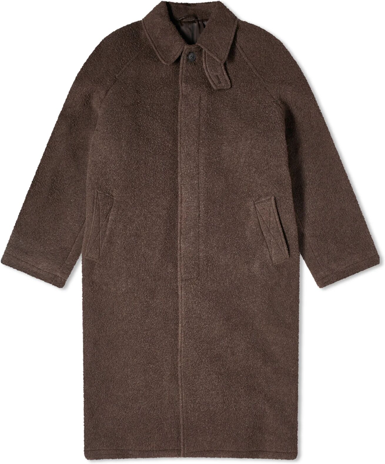 mfpen Men's Installation Coat in Brown Fuzz, Size Large