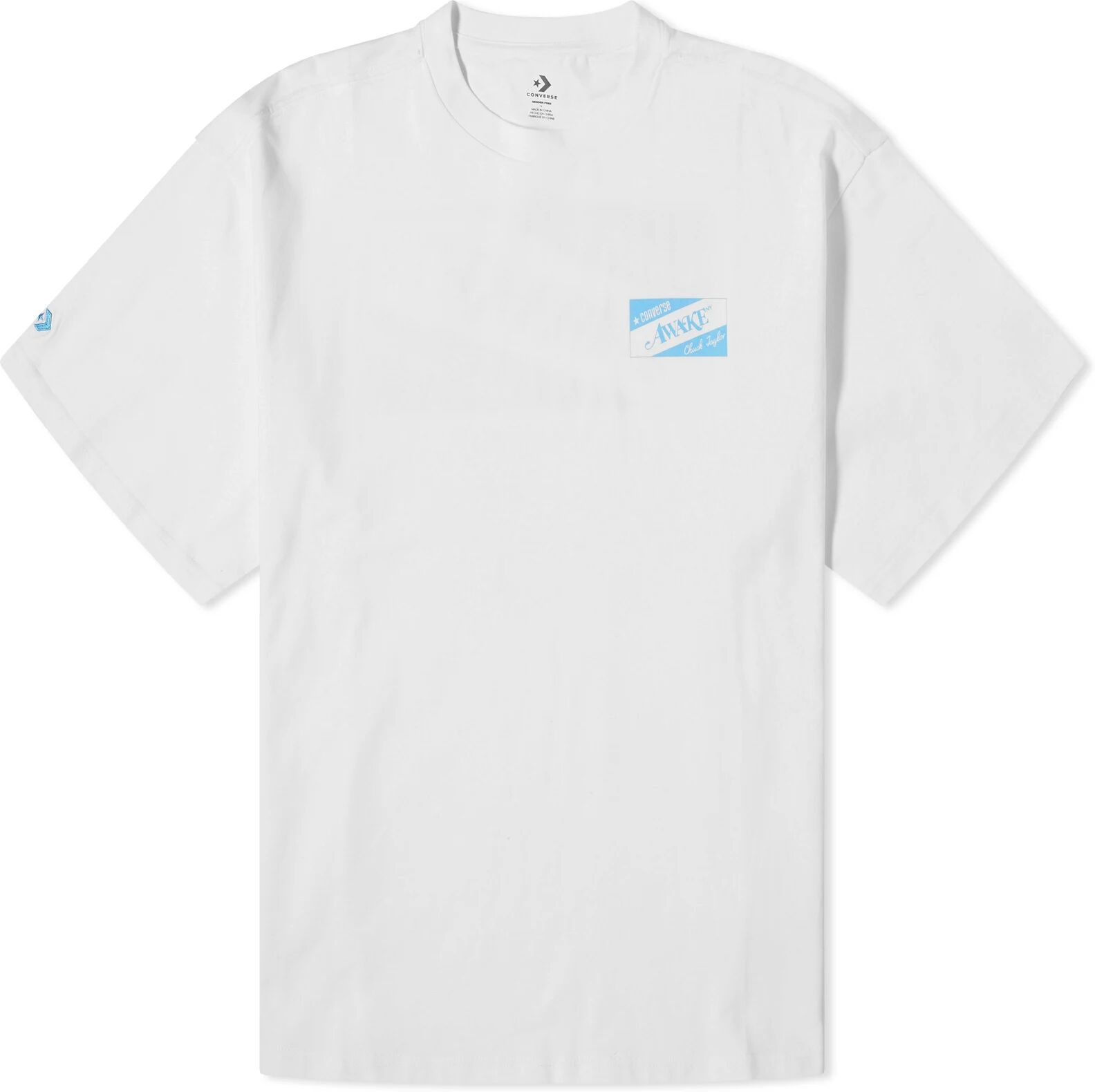 Converse x Awake T-Shirt in White, Size Small