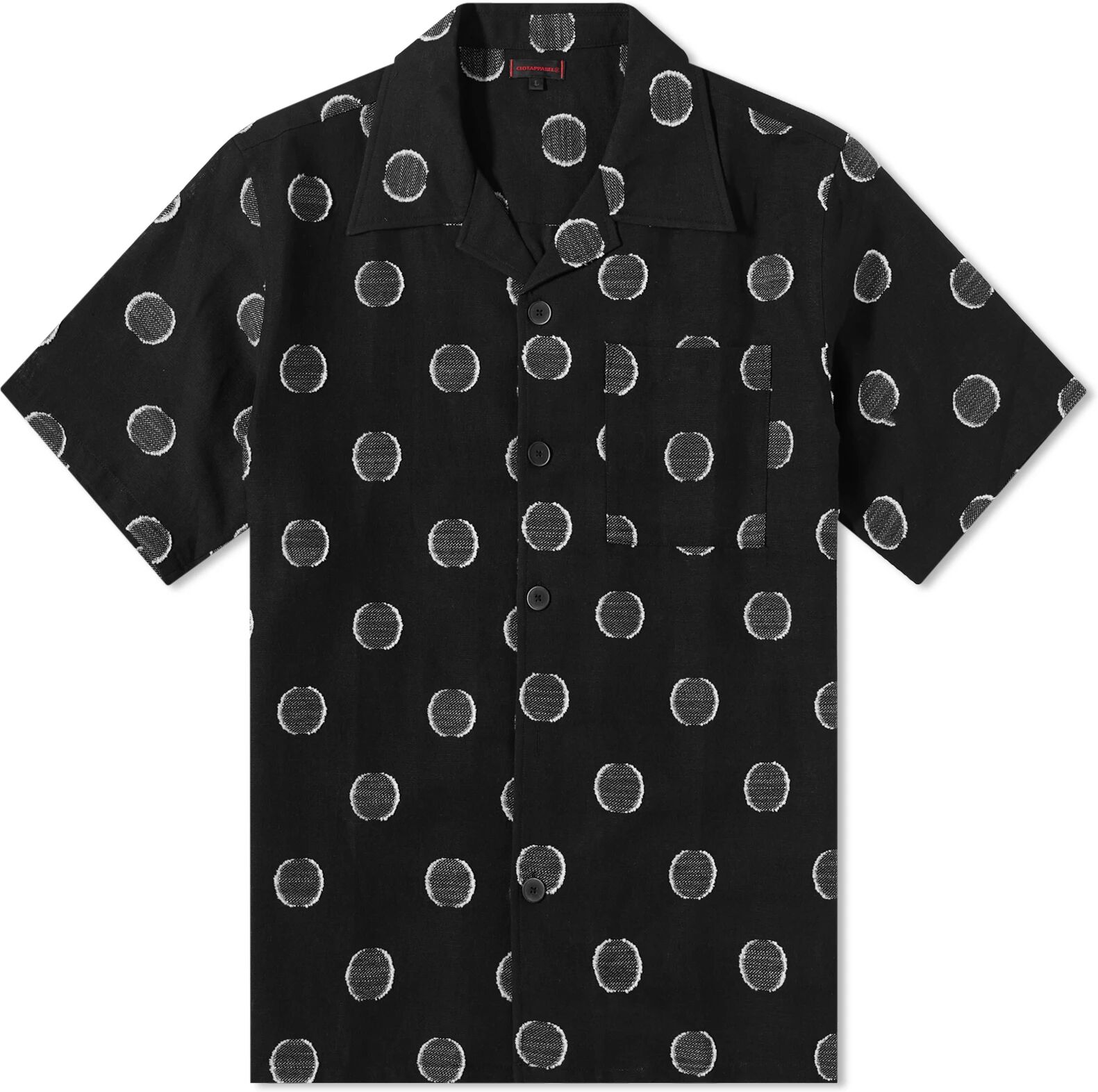 CLOT Men's Hawaii Vacation Shirt in Black, Size Small