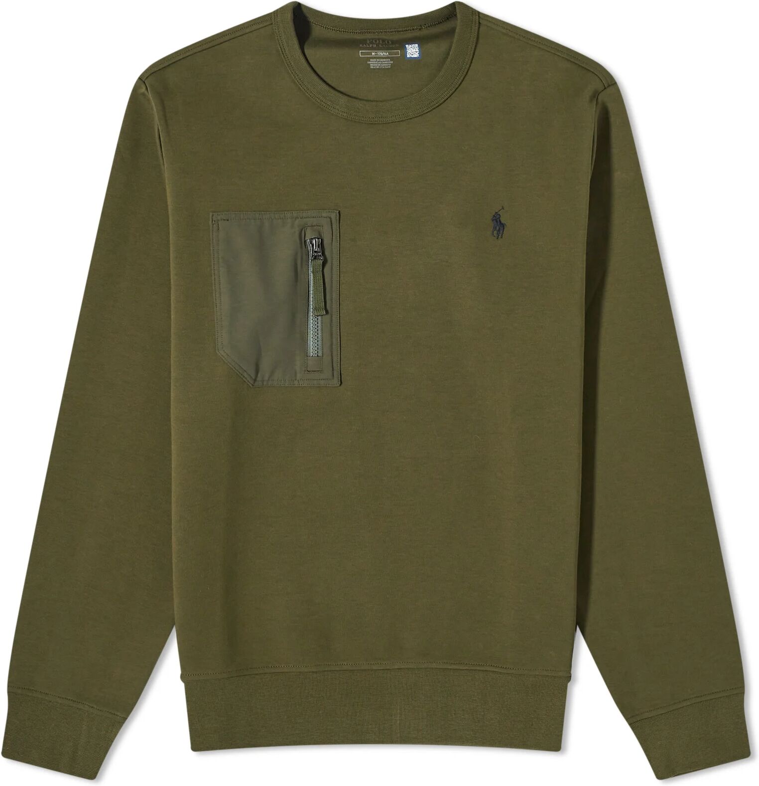 Polo Ralph Lauren Men's Next Gen Crew Sweat in Company Olive, Size Large