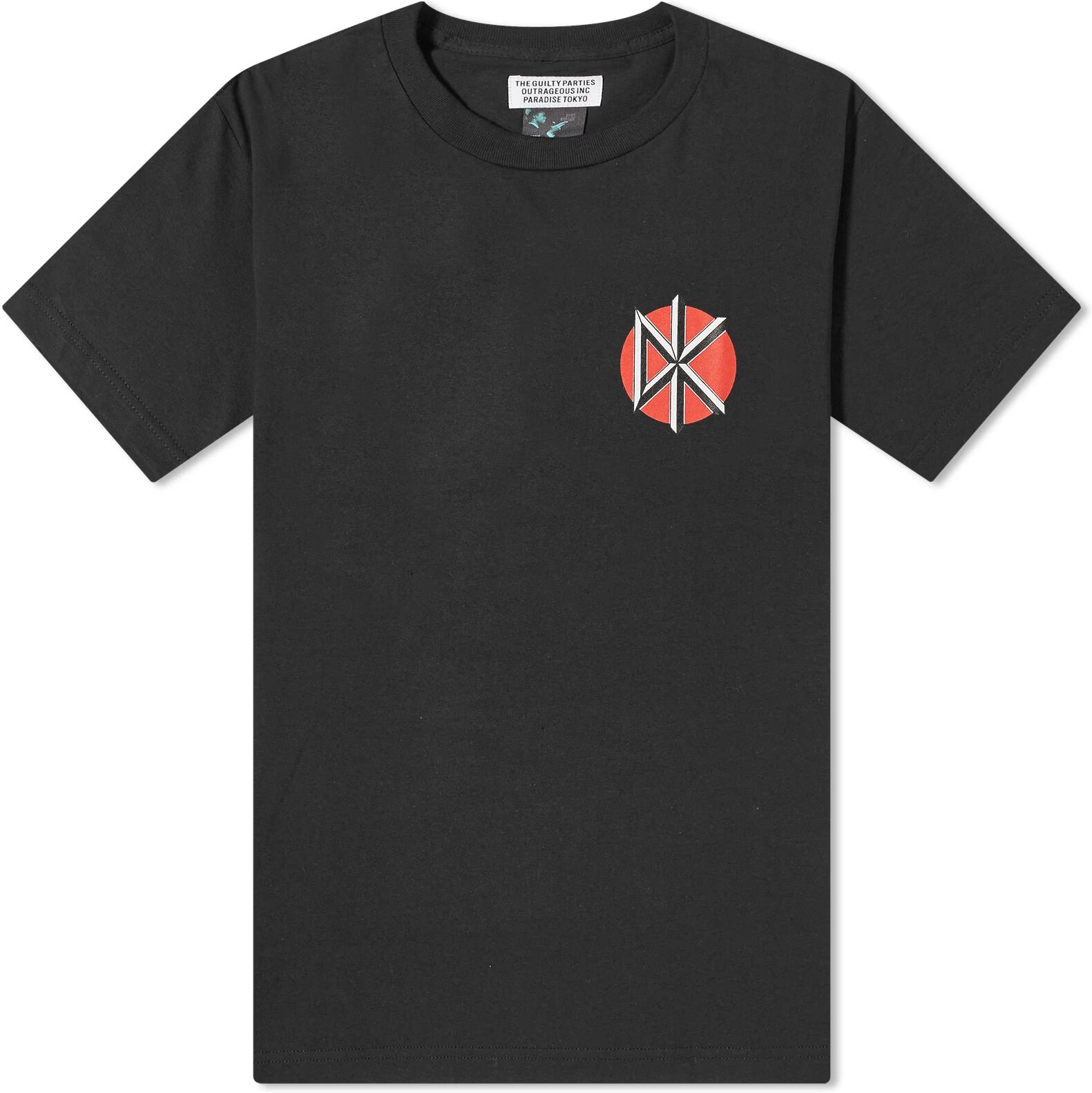 Wacko Maria Men's Dead Kennedys Crew Neck T-Shirt in Black, Size Small