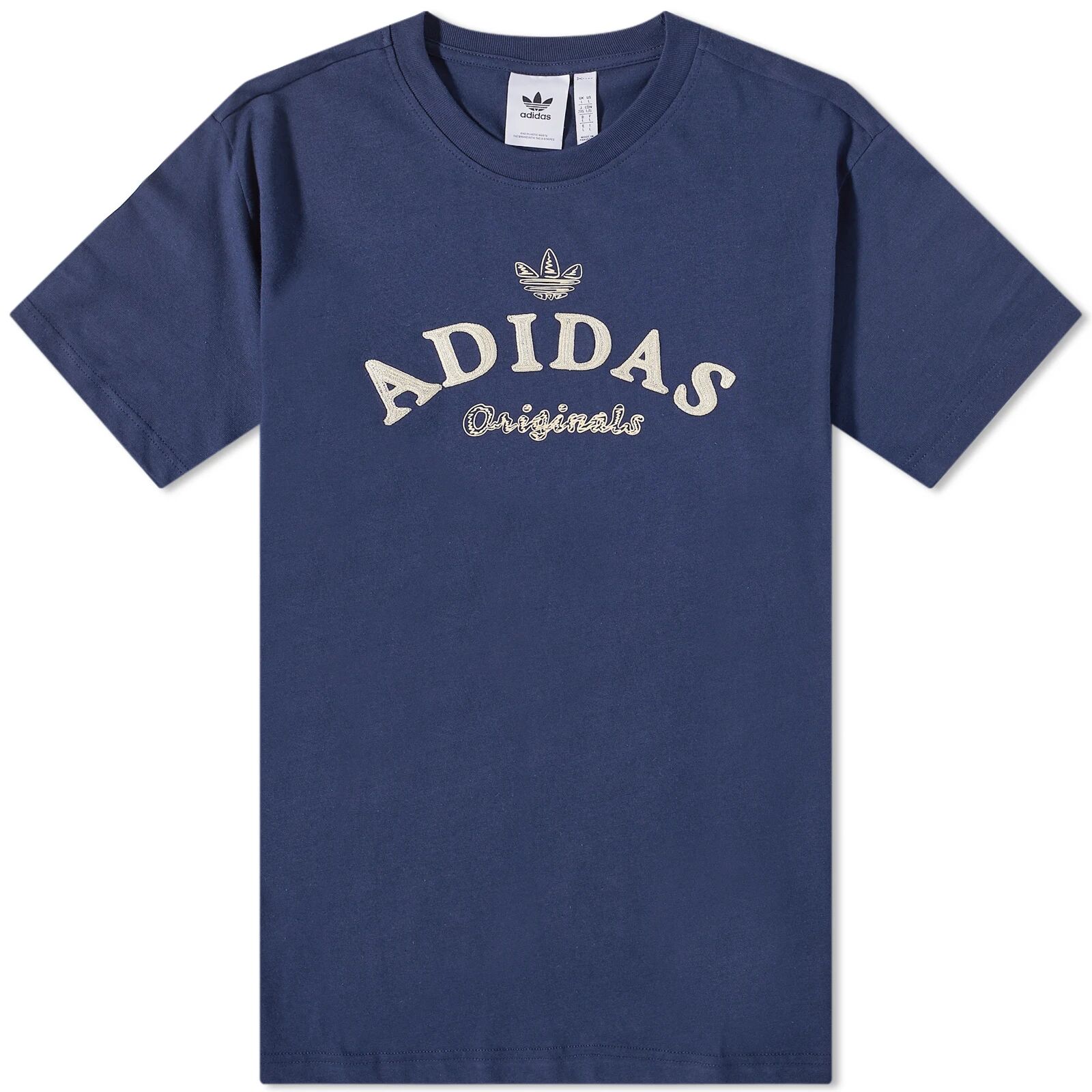 Adidas Men's Graphic T-Shirt in Night Indigo, Size X-Small