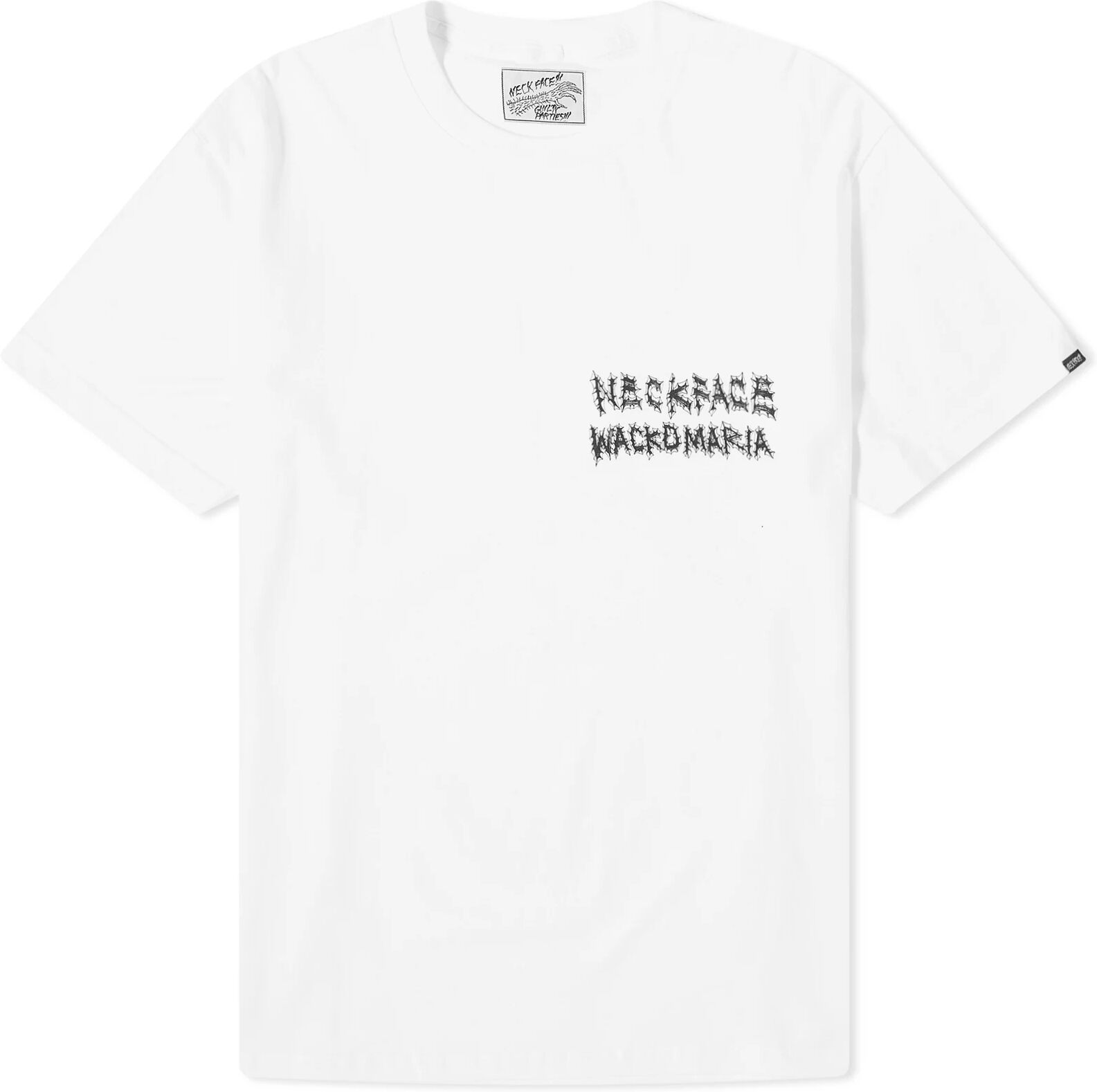 Wacko Maria Men's x Neckface Type 3 T-Shirt in White, Size X-Large