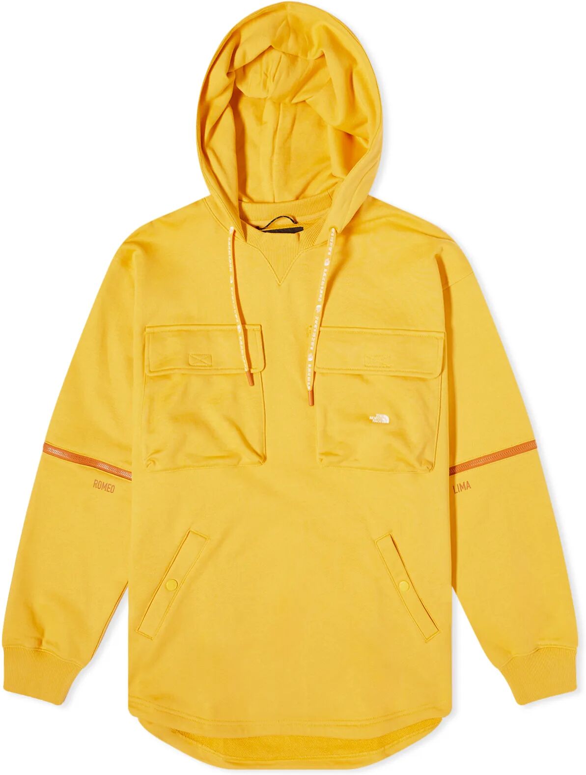 The North Face Men's UE Hybrid Hooded Jacket in Summit Gold, Size X-Small