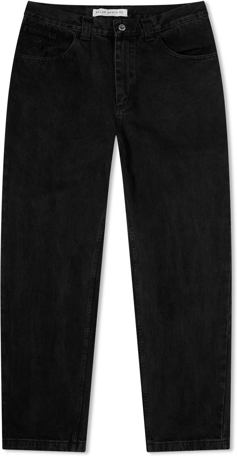 Polar Skate Co. Men's 93! Jeans in Pitch Black, Size 34 x 34