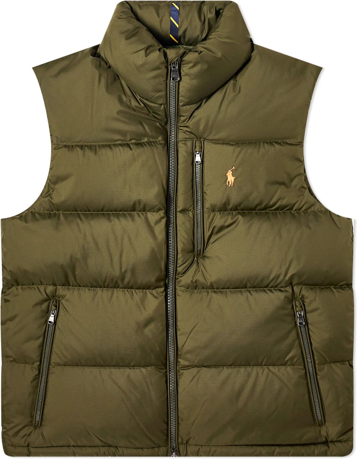 Polo Ralph Lauren Men's El Cap Down Vest in Company Olive, Size Small