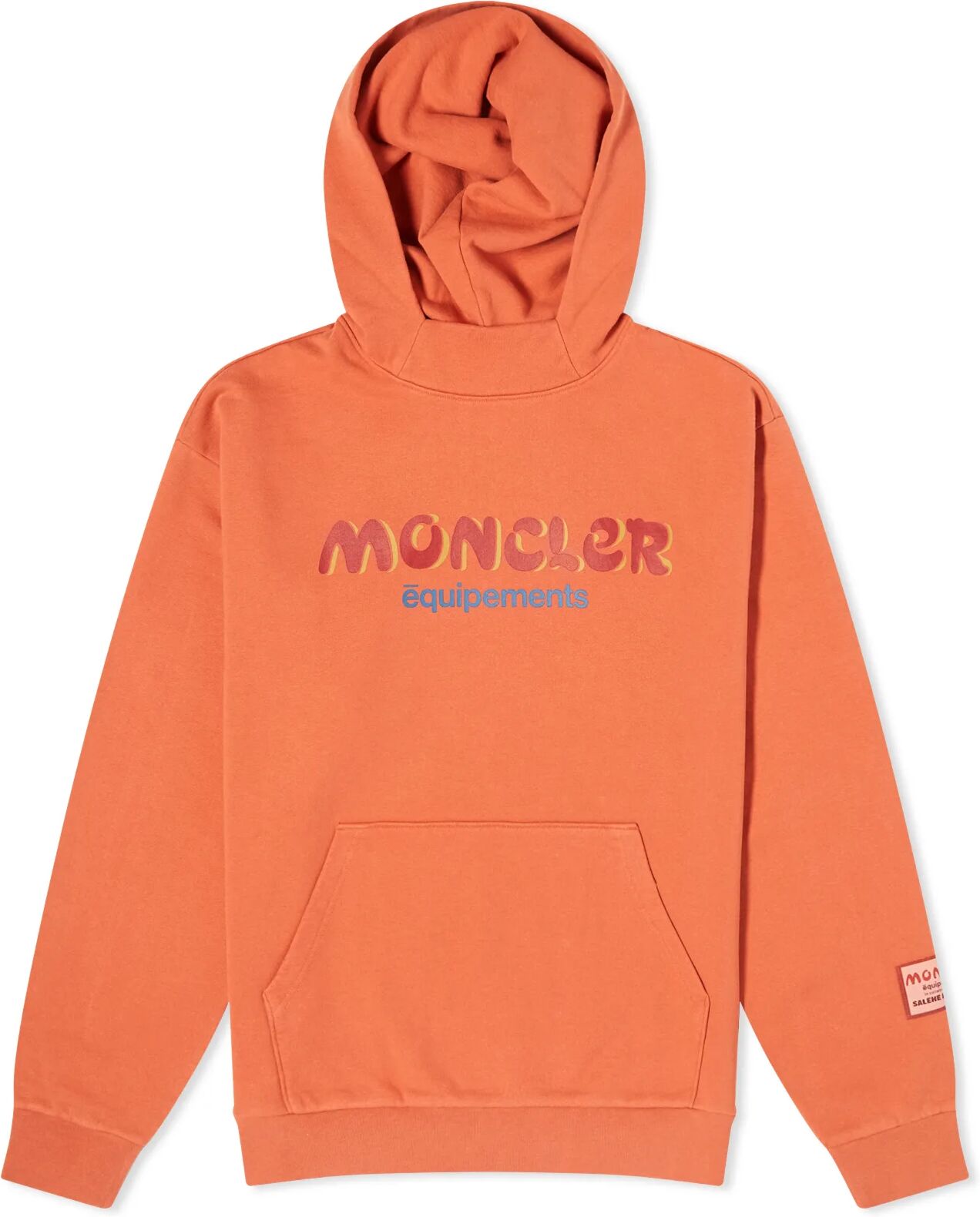 Moncler Genius x Salehe Bembury Popover Hoody in Orange, Size XX-Large