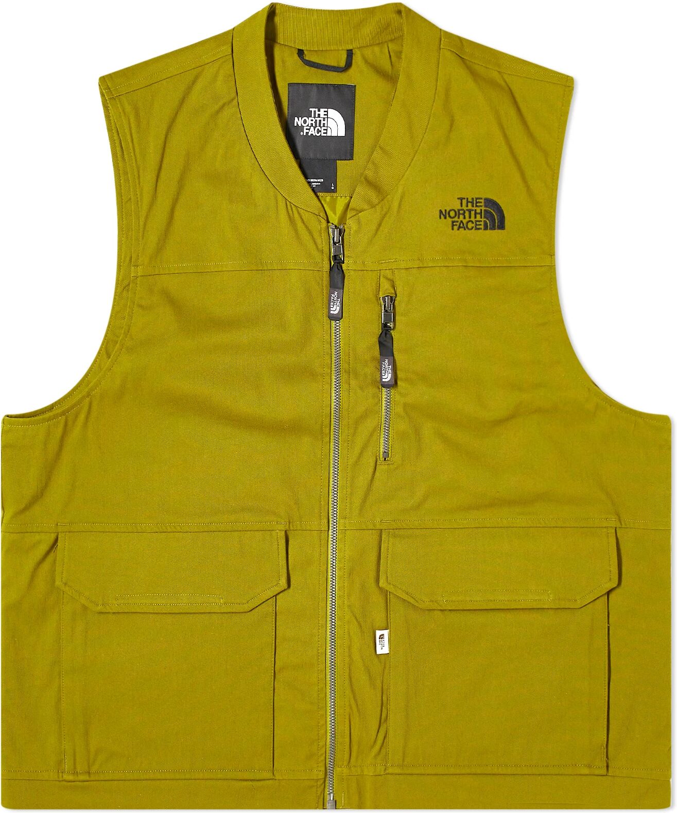 The North Face Men's Heritage Cotton Vest in Sulphur Moss, Size Small