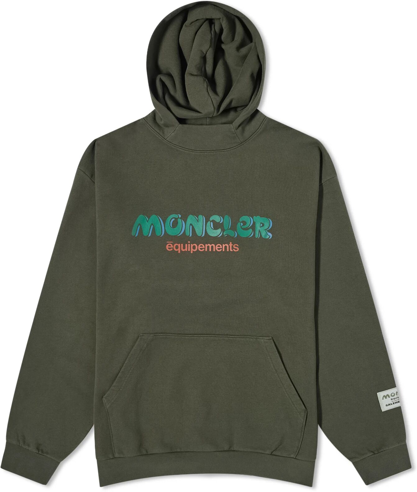 Moncler Genius x Salehe Bembury Popover Hoody in Dark Green, Size XX-Large